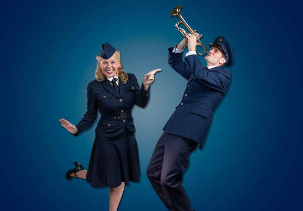Promo shot of Singing Tap Duo in costume | Altus Entertainment